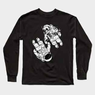 Astronaut life and death Long Sleeve T-Shirt